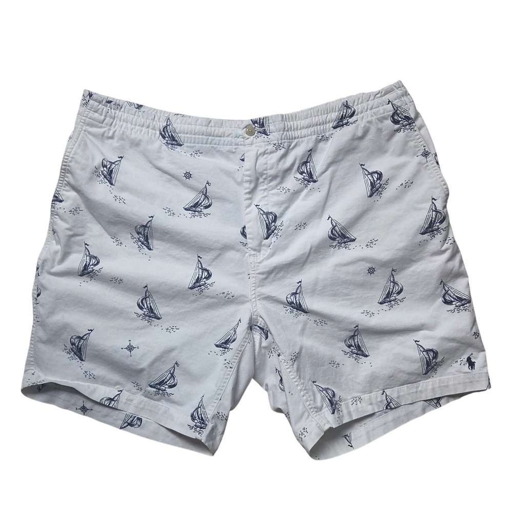 Polo Ralph Lauren Sailboat Prepster Shorts Mens 1XB Big Tall Old Money Coastal